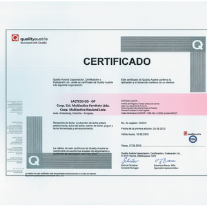 Certificado  HACCP