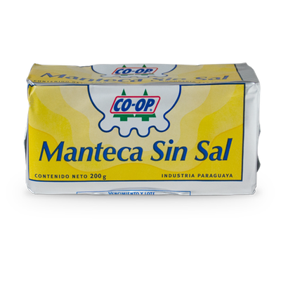 Manteca Sin Sal