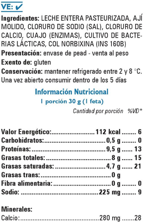 Queso Campella con Ají