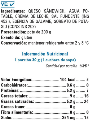 Tabla Queso Fundido Salame