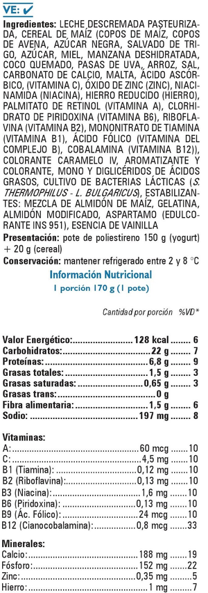 Tabla Muesli Tradicional