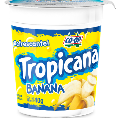 Tropicana Banana Pote 140gr