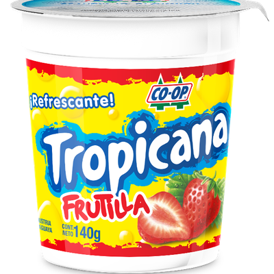 Tropicana Frutilla Pote 140gr