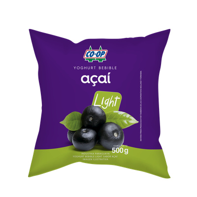 yogurt bebible light acai 500g