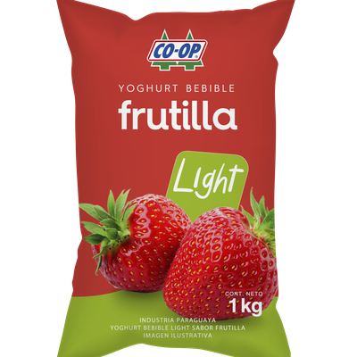 Yogurt bebible light frutilla